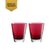 Vasos Rojo Mosaique set de 2 Baccarat